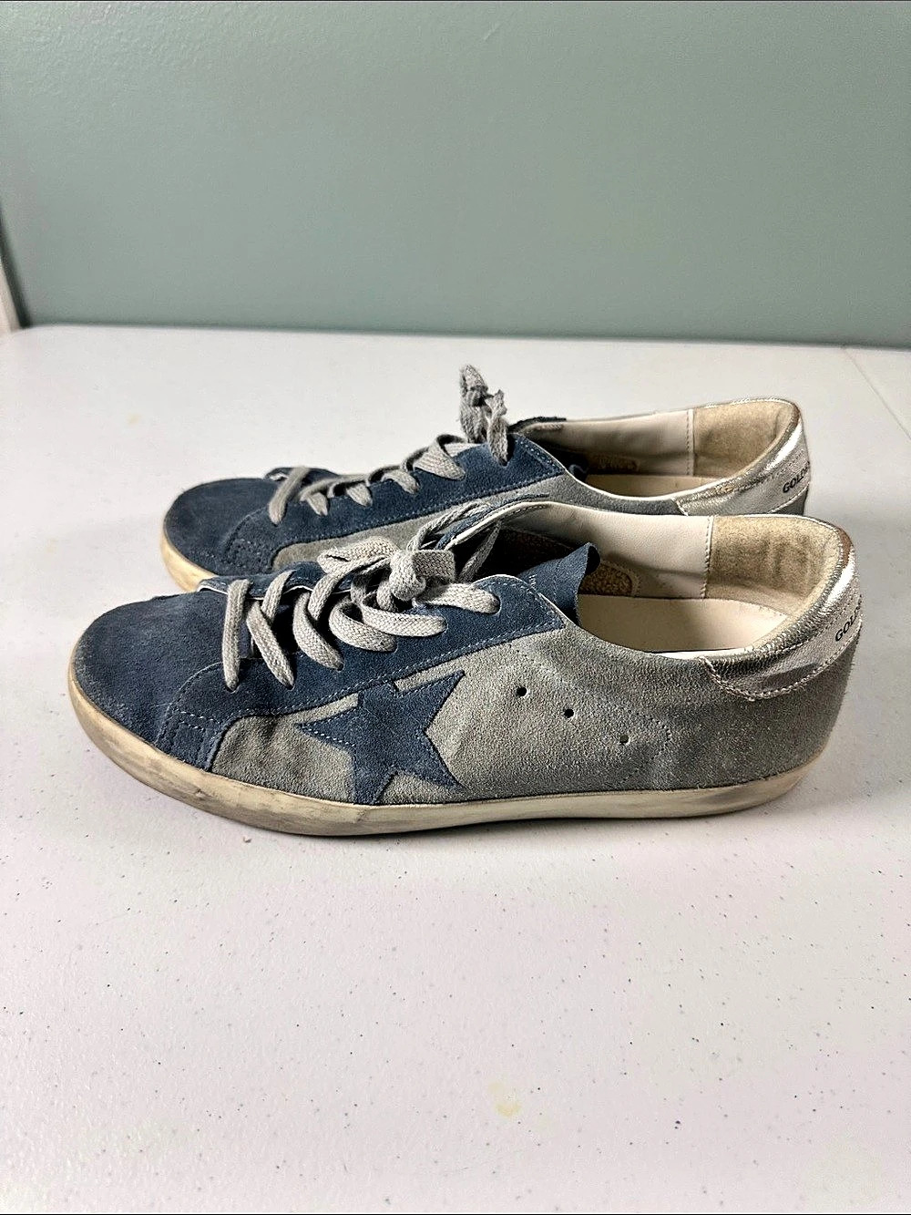Golden Goose Super-Star Sneakers Blue